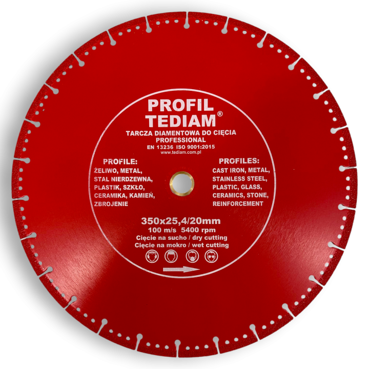 Tarcza diamentowa PROFIL TEDIAM
